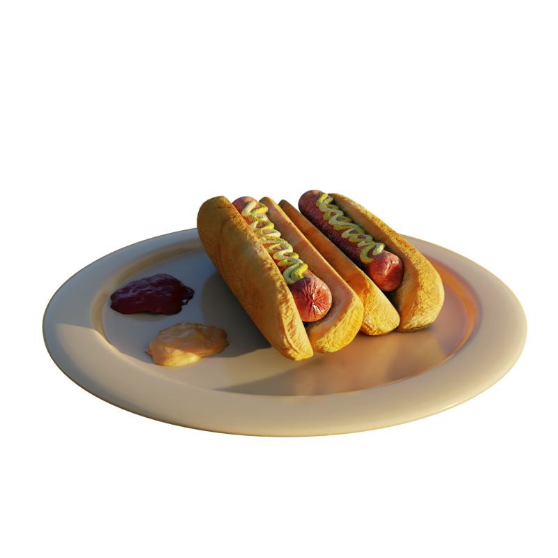 NeRF hotdog